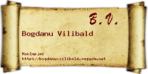 Bogdanu Vilibald névjegykártya